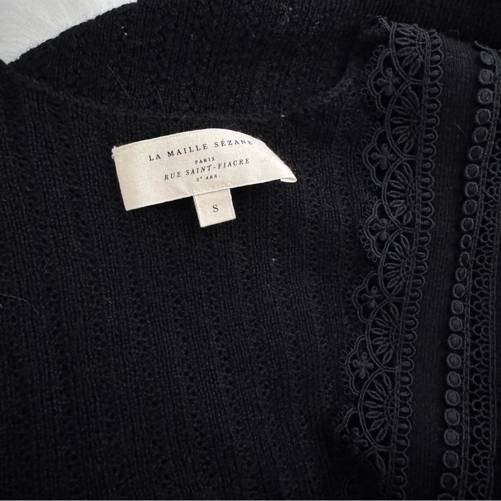 Sezane Abigael Jumper in Black - Picture 5 of 7